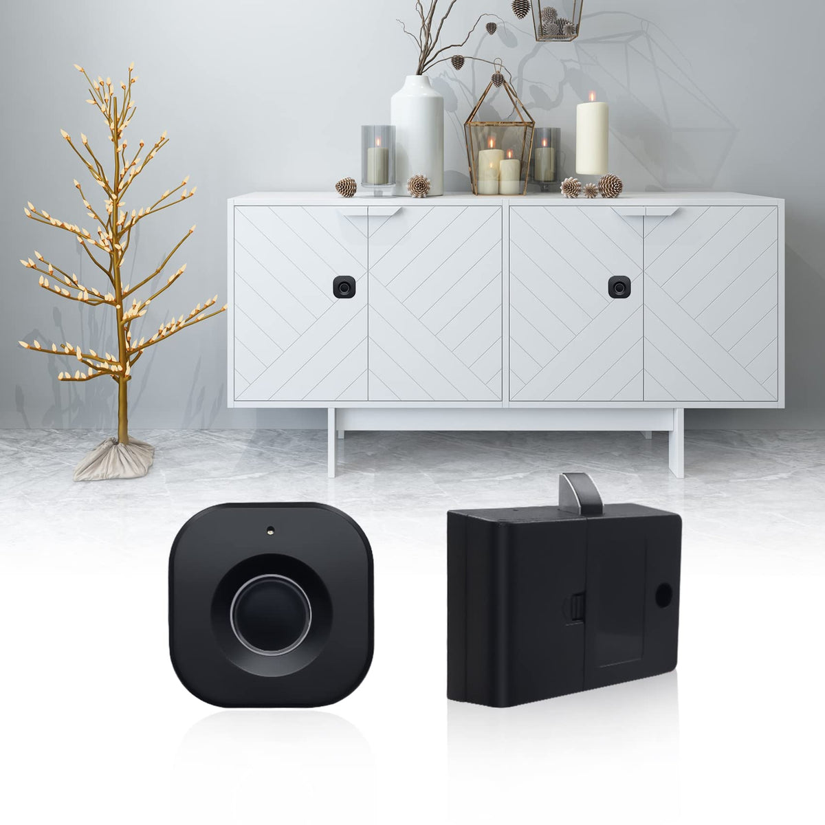 SUMNEW Fingerprint Lock easy installation for DIY wooden furniture