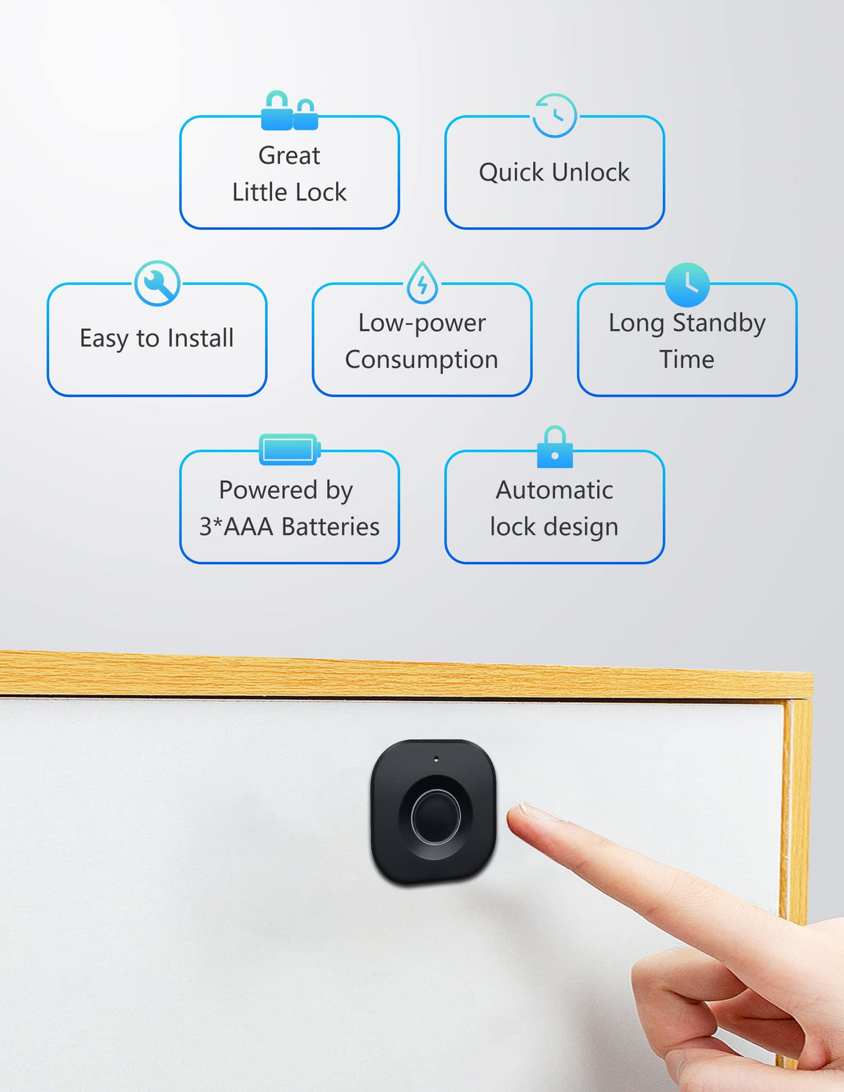 SUMNEW Fingerprint Lock privacy protection enhances security for belongings