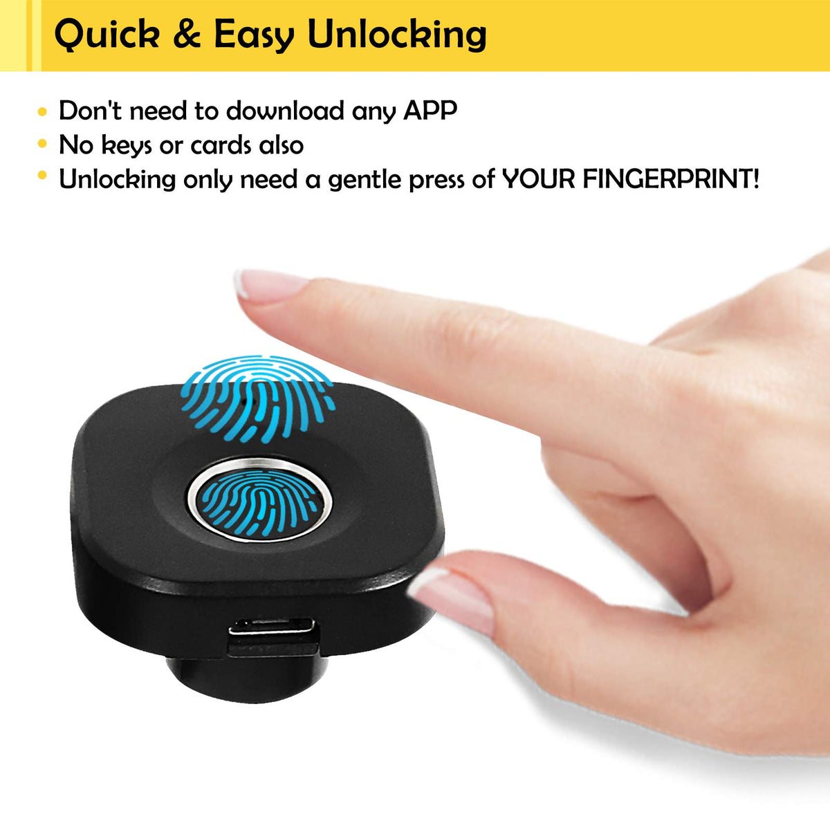 SUMNEW Fingerprint Lock wood furniture privacy for home office spaces