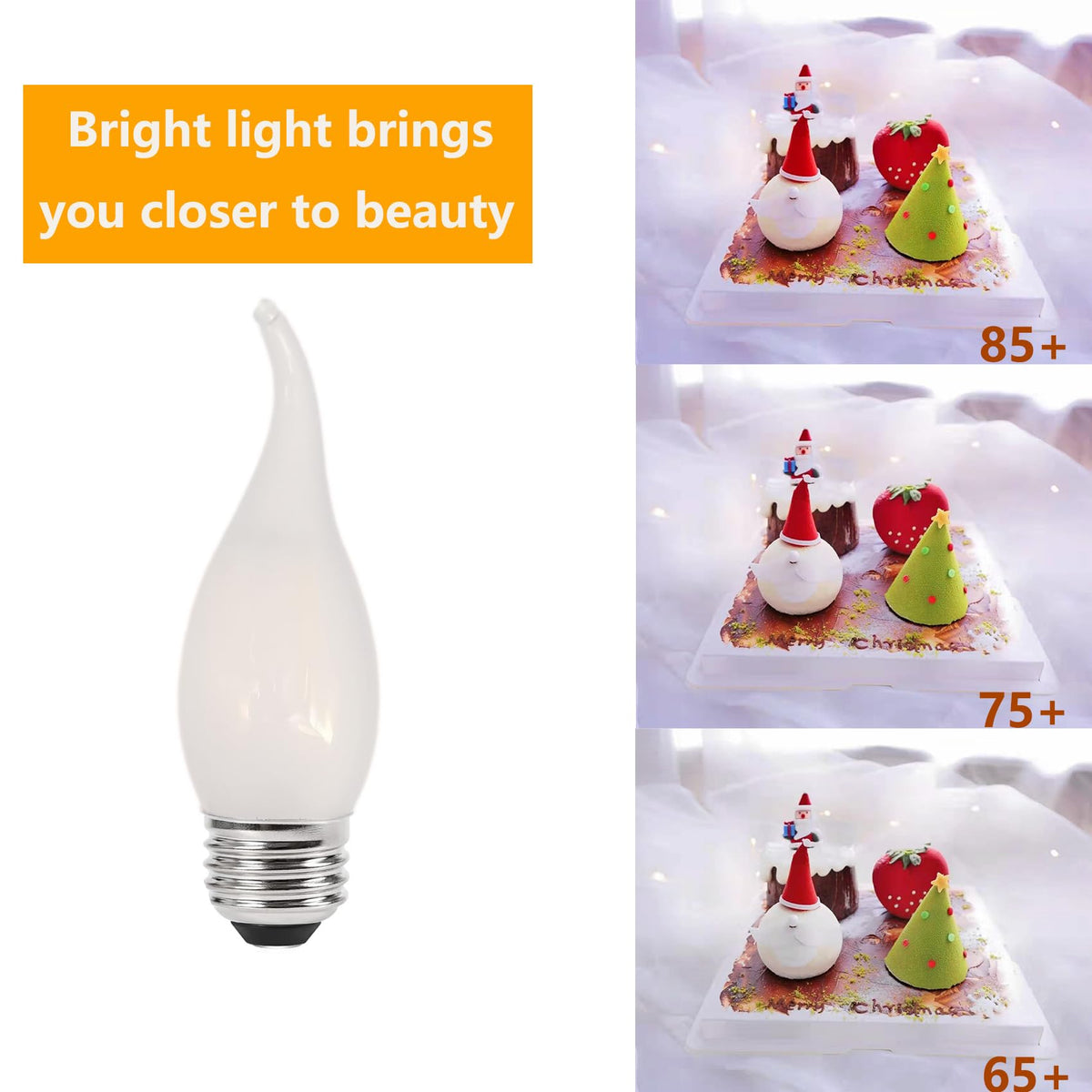 Sunaiony E26 long-life LED with extended lifespan.