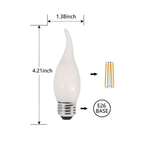 Sunaiony E26 2700K warm white LED glow for cozy spaces.