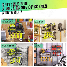 Sunally scratch-resistant finish protects the tool rack from wear