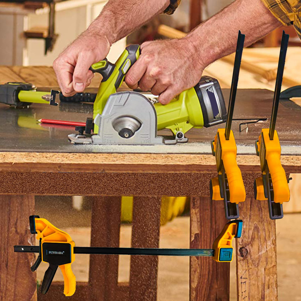 Sunbaba nylon body and grip for durable clamping performance