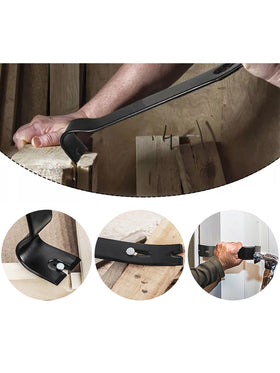 Sunbaba nine-and-half-inch crow bar with beveled edge for controlled lifting.