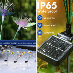 SUNCKET warm-white LED solar lights provide inviting illumination for patios and lawns