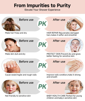SunCleanse detachable shower head offers flexible cleaning and reach.
