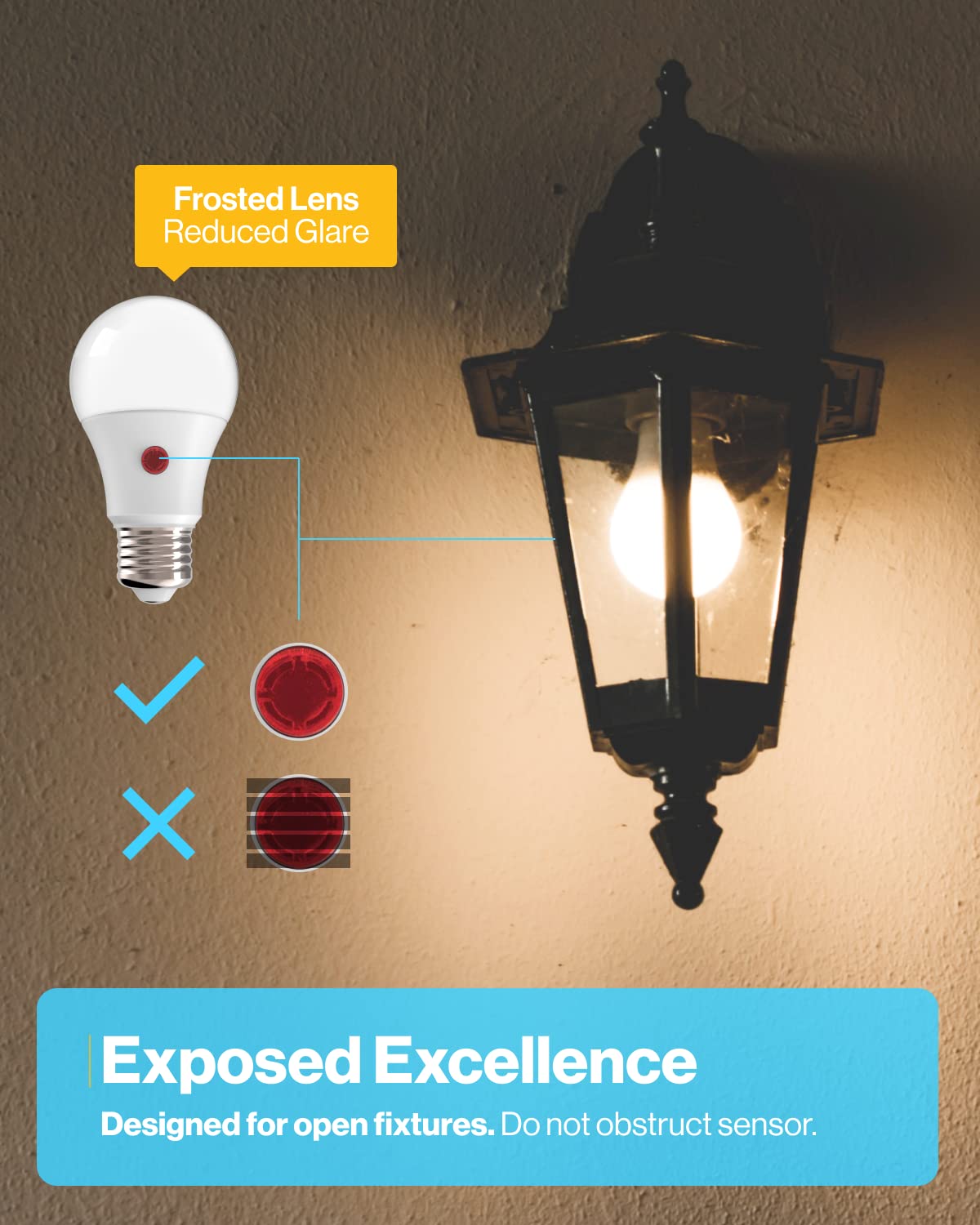 Sunco Lighting 10-pack outdoor bulbs providing consistent illumination across spaces