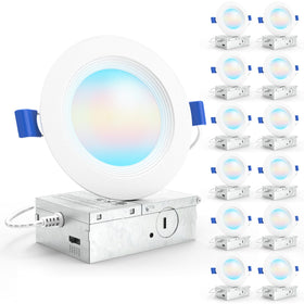 Sunco 12-pack recessed lights ready for quick ceiling upgrades