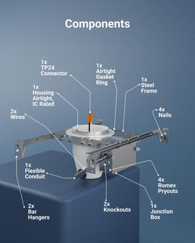 Sunco 120-277V compatibility supports versatile wiring for can lights