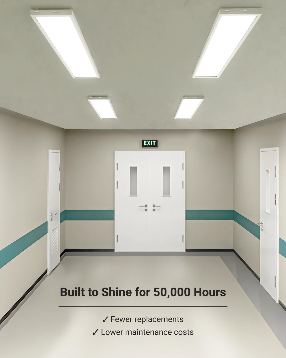Sunco 1x4 LED flat panels in a 2-pack offer scalable lighting.