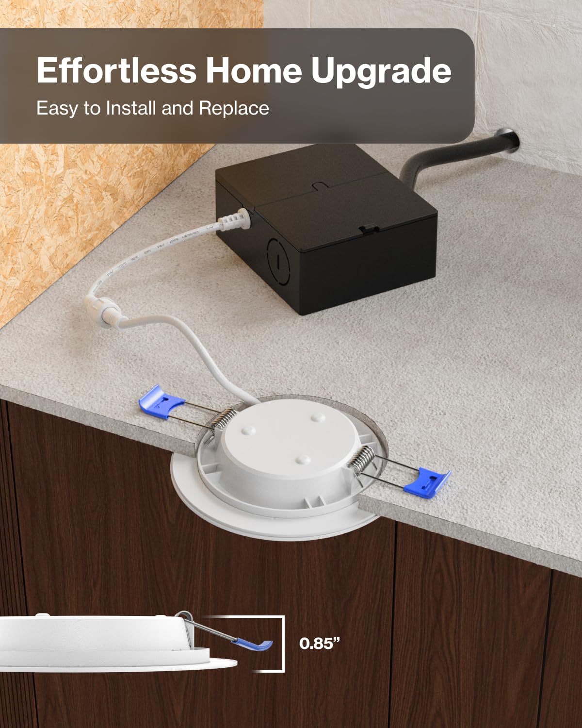 Sunco 5000K daylight dimmable illumination in action for bright tasks