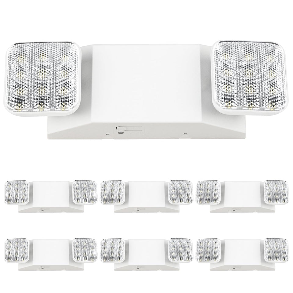 Sunco emergency lights wall-mounted for reliable hallway visibility during outages.
