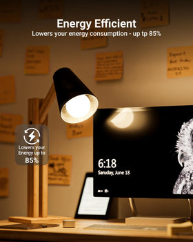 Sunco A15 dimmable LED supports 10%–100% brightness range.
