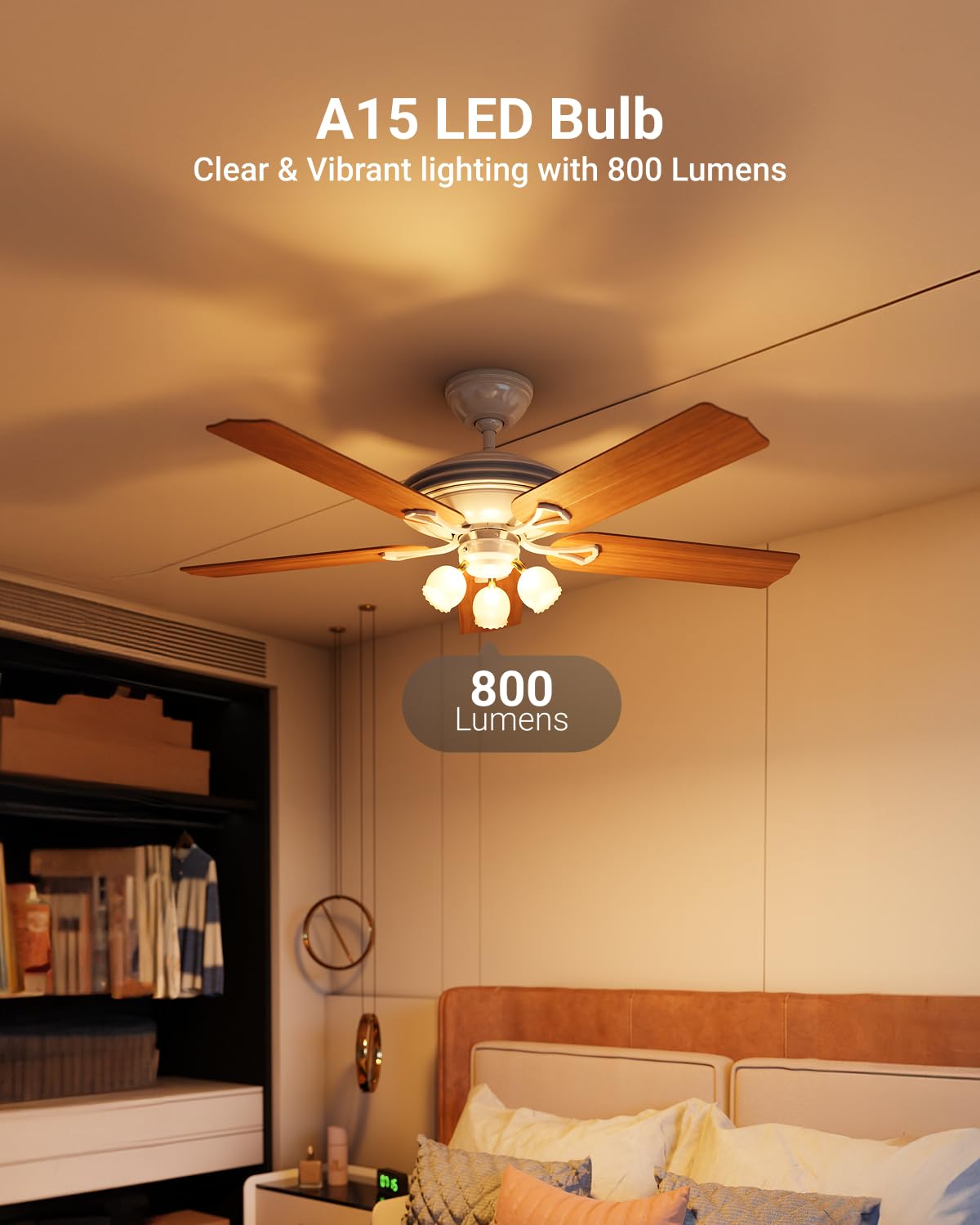 Sunco A15 long-life LED with instant on for hot or cold spaces.