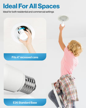Sunco BR20 LED bulb UL certified for safe, reliable operation