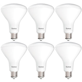 Sunco BR30 LED bulb with 850 lumens, dimmable for recessed cans