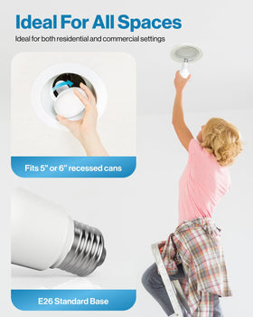Sunco LED BR30 with instant-on, no buzzing performance
