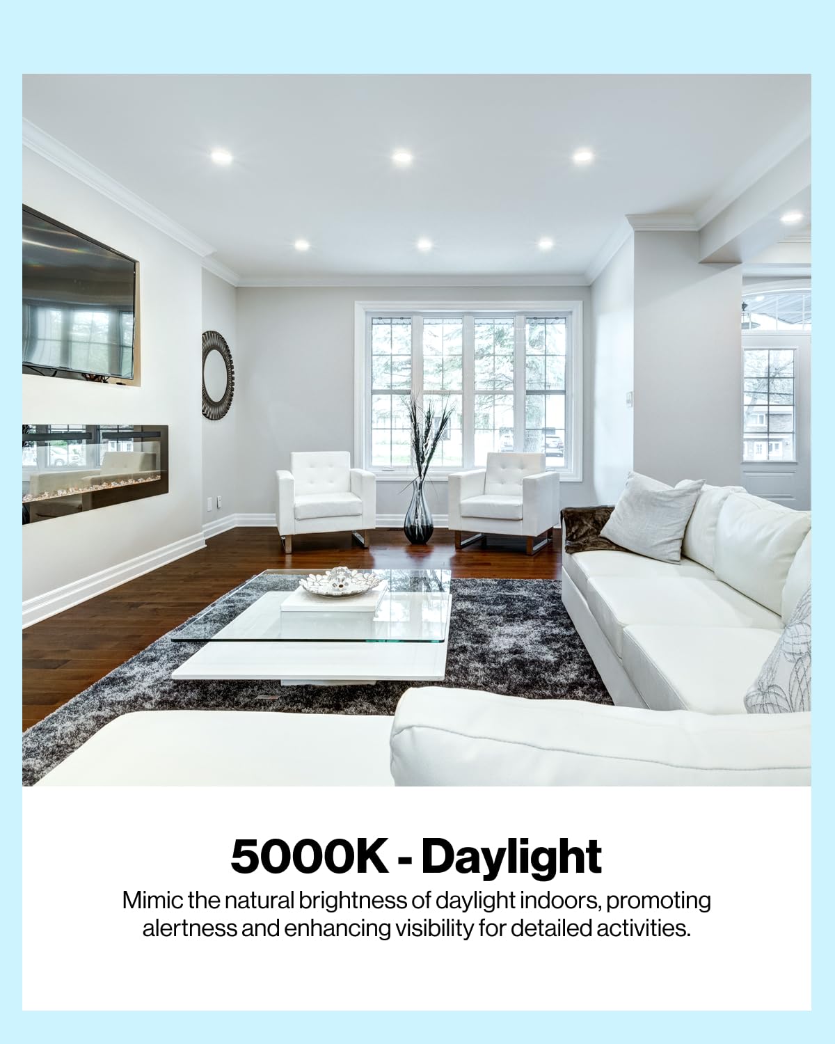 Sunco BR40 LED bulb fits 6-inch recessed cans for easy upgrades in kitchens and living spaces