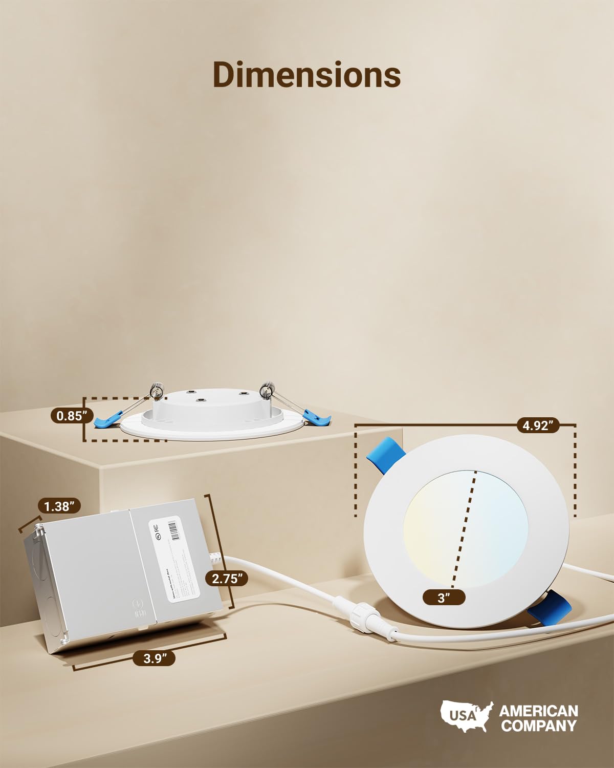 Sunco canless ceiling light enables easy retrofit