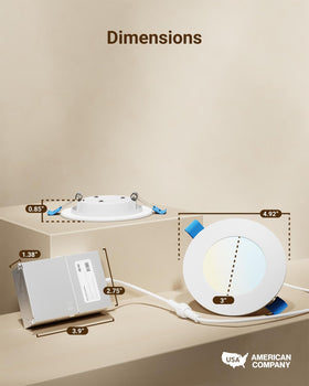 Sunco canless ceiling light enables easy retrofit
