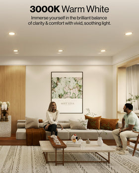 Sunco damp-rated recessed can light suitable for kitchens and baths.