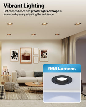 Sunco damp-rated UL-listed downlight for reliable bathroom or kitchen use.