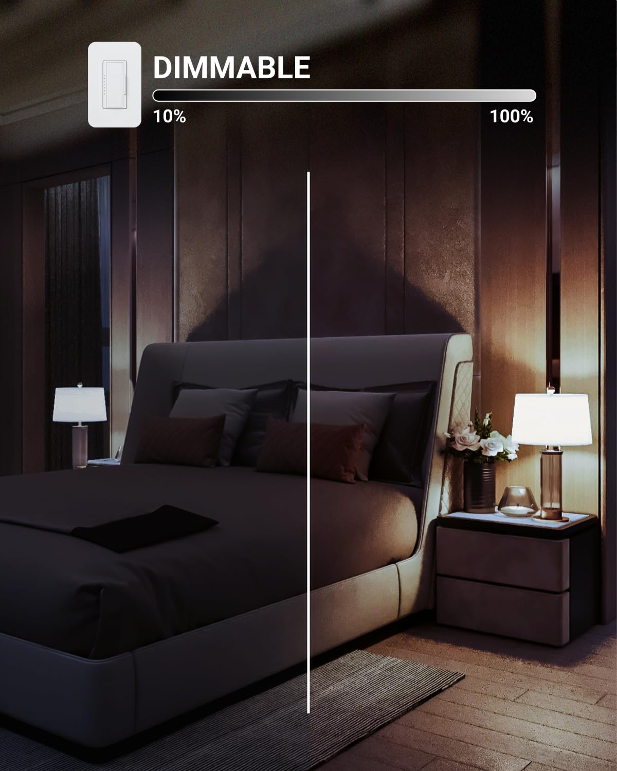 Sunco Lighting dimmable A15 fan light bulb for mood-controlled illumination.