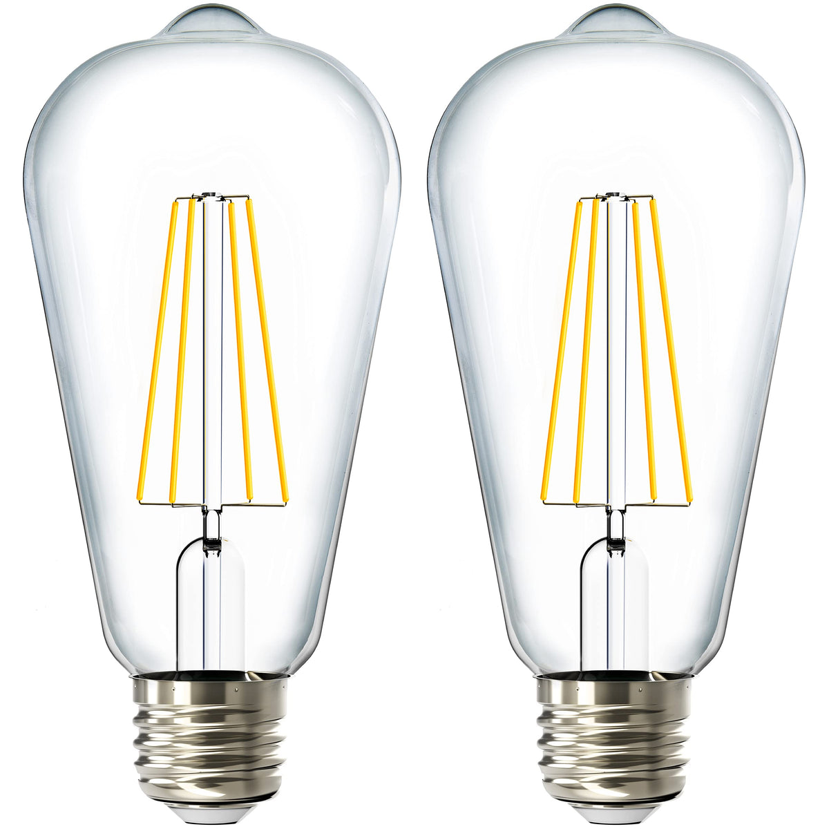 Sunco Dusk to Dawn outdoor bulb front view for outdoor porches and driveways.