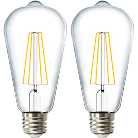 Sunco Dusk to Dawn outdoor bulb front view for outdoor porches and driveways.