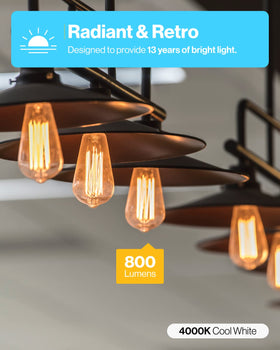 Sunco ST64 bulb waterproof for outdoor use, reliable exterior lighting.