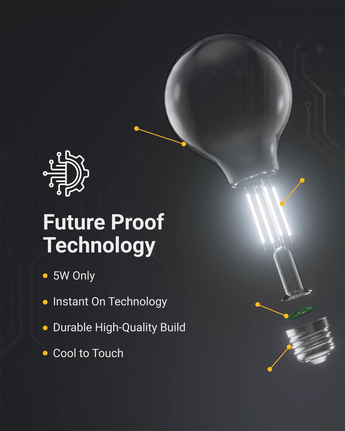 E26 base compatibility for easy retrofits in indoor and outdoor fixtures
