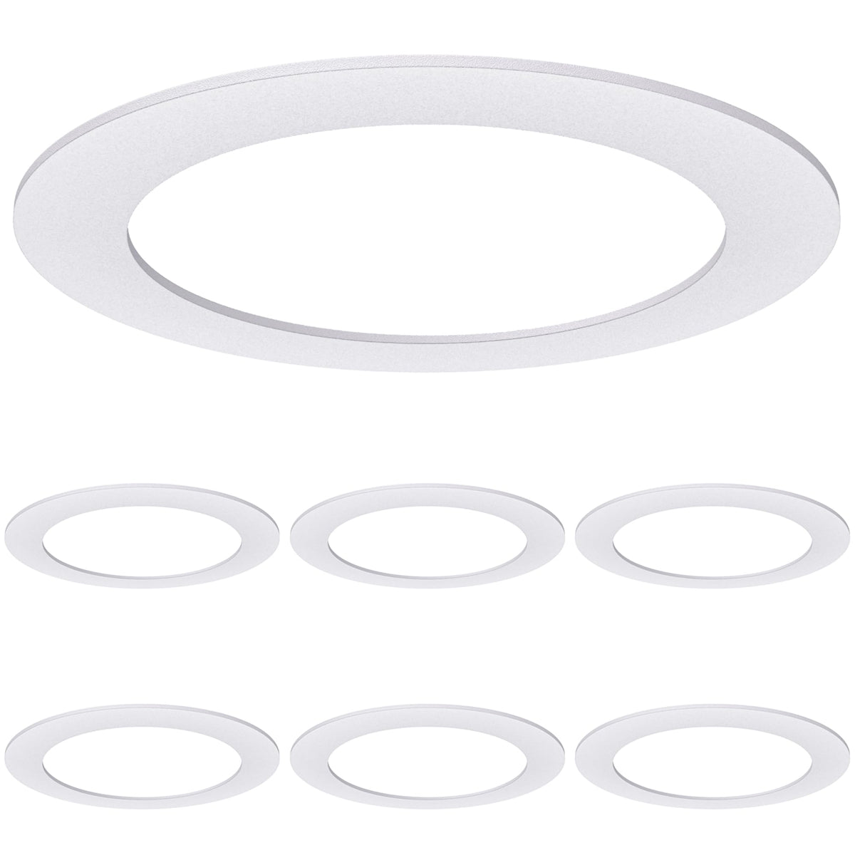 Sunco goof ring 8.6 inch outer diameter hides ceiling gaps for a clean look