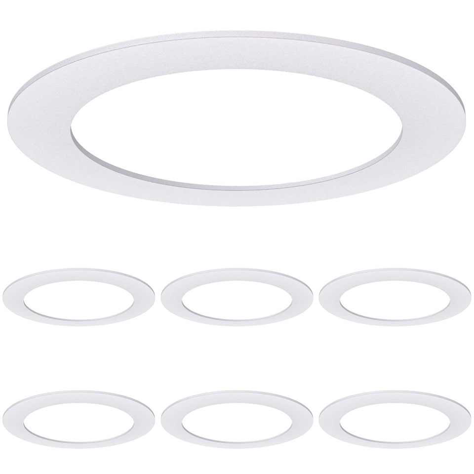 Sunco goof ring 8.6 inch outer diameter hides ceiling gaps for a clean look