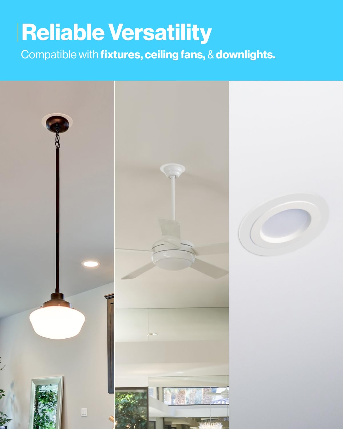 Sunco goof ring for 6 inch downlights improves finished look.
