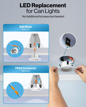 Sunco damp-rated LED downlight suitable for bathrooms and laundry rooms.