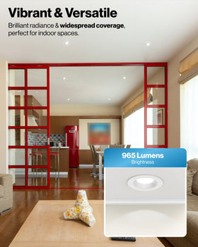 Sunco LED downlight dimming control enables comfortable home ambiance.
