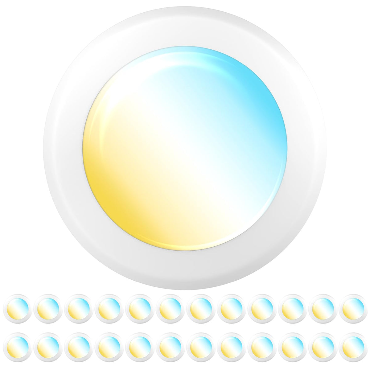 Sunco Lighting LED disc light 6-inch ceiling installation for bright, even illumination