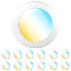 Sunco LED disc light, 6-inch ceiling flush mount for bright, energy-efficient illumination.