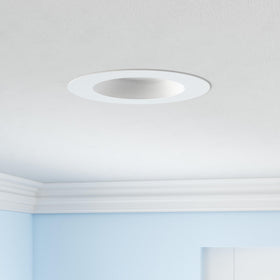 Sunco downlight fits 5- and 6-inch housings for flexible ceiling installation.