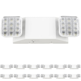 Sunco LED Emergency Lights 12-pack front view for wide commercial visibility.
