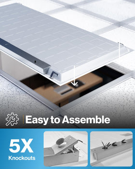 Sunco selectable CCT panel allows switching between 4000K and 6000K
