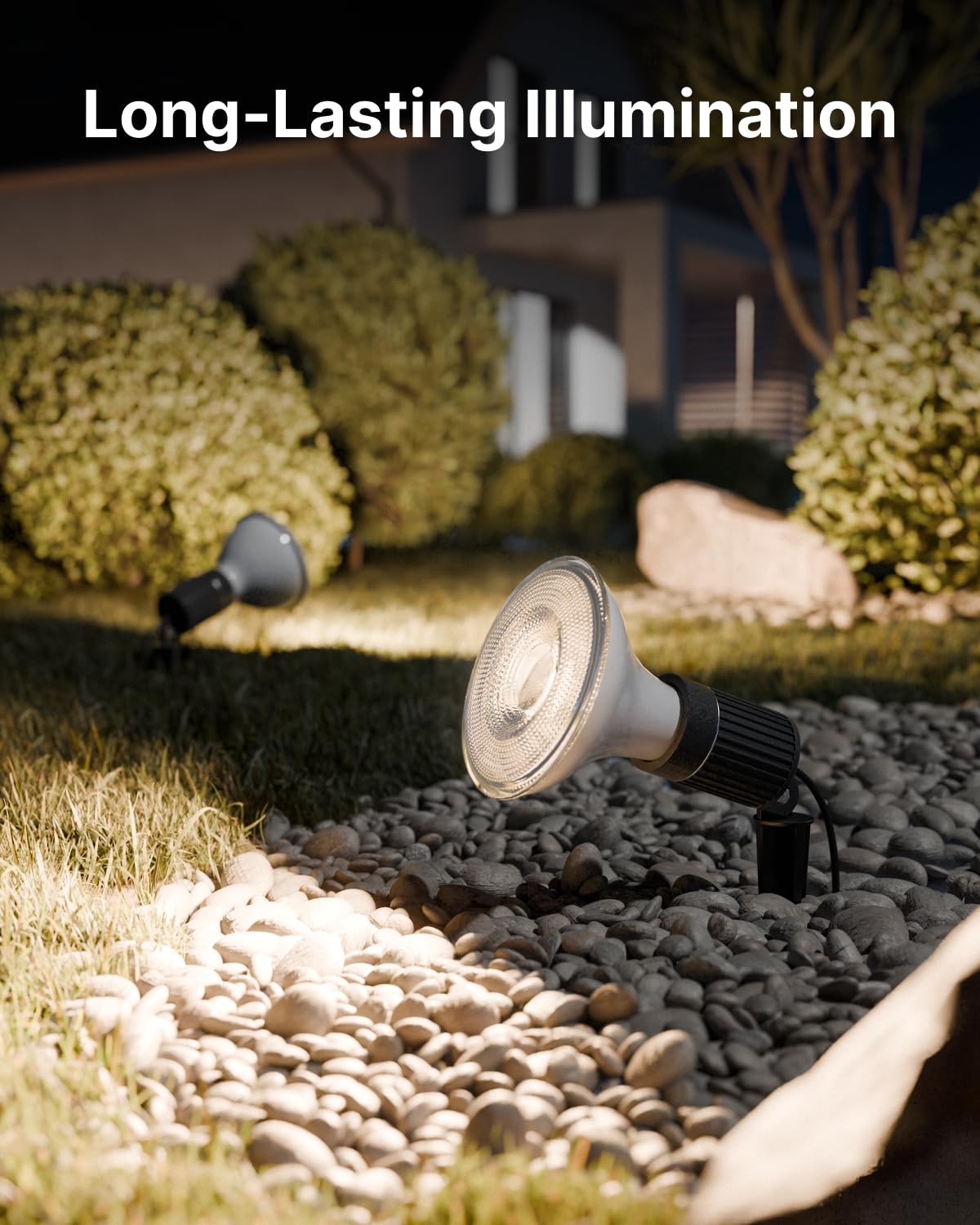 PAR38 LED bulb fitting 6-inch recessed can by Sunco Lighting.