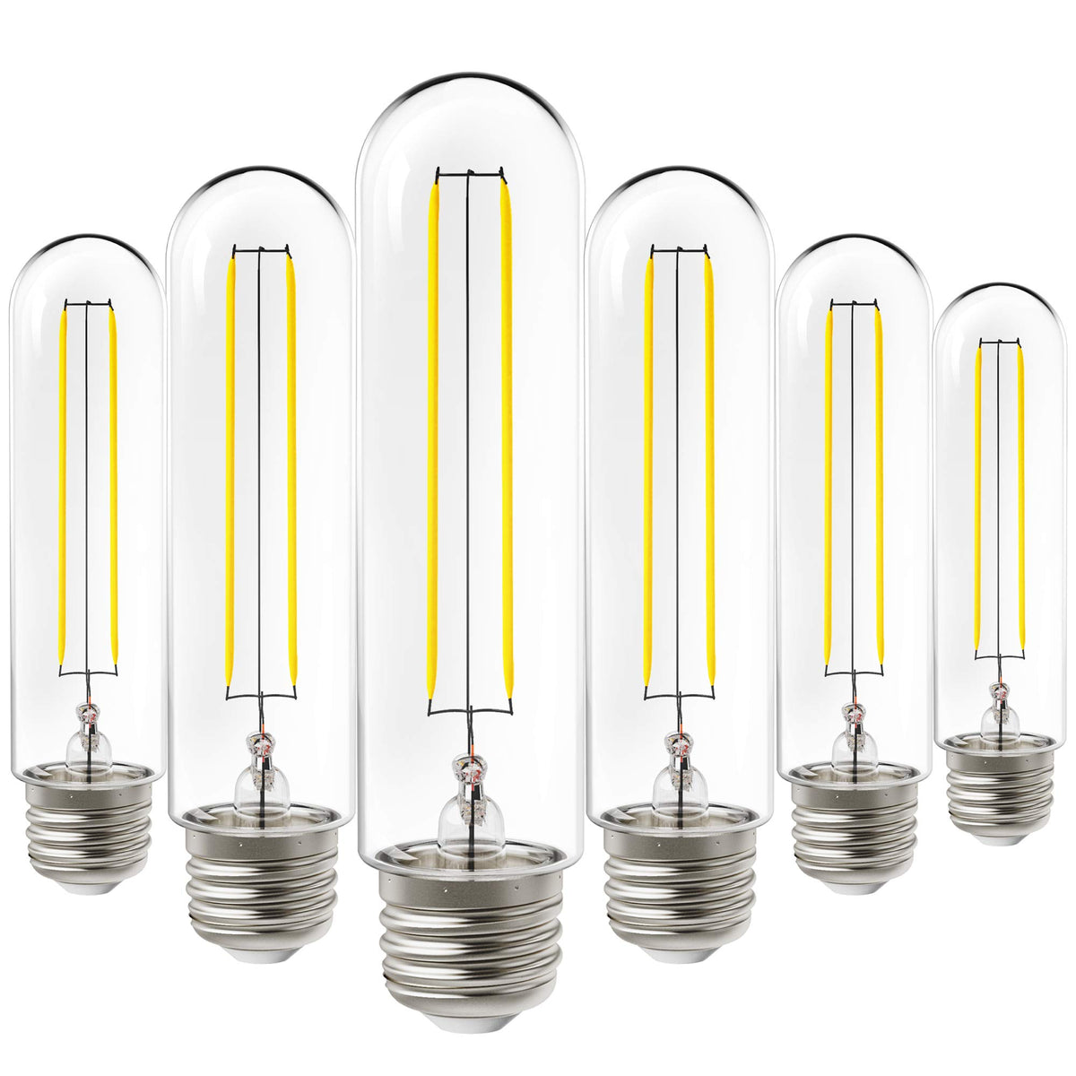 Sunco Lighting 6-pack T10 dusk-to-dawn bulbs for outdoor lighting with auto-on convenience
