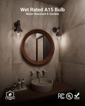 Sunco Lighting 800-lumen brightness ideal for bright, energy-efficient rooms