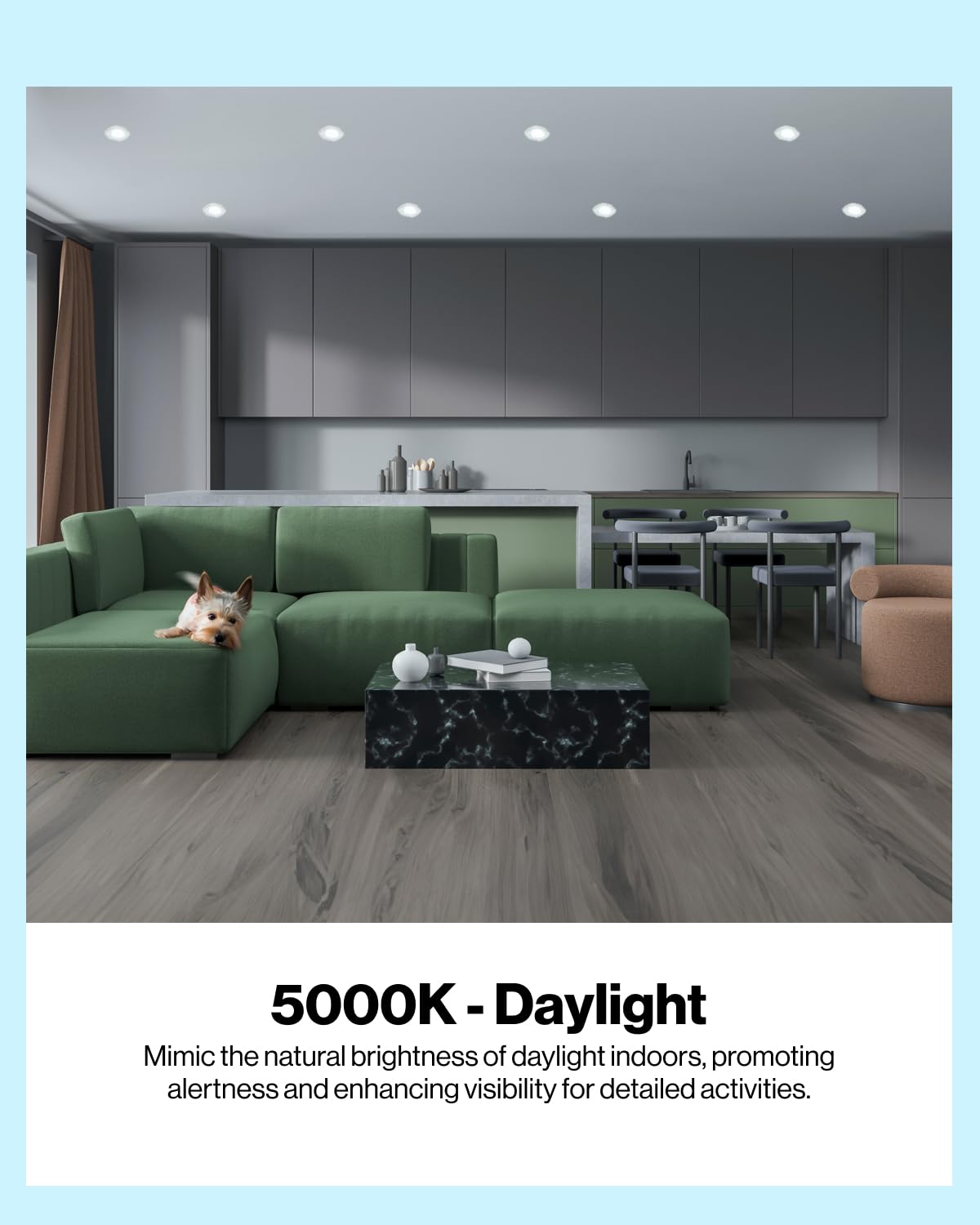 Sunco BR20 LED bulb waterproof for indoor and outdoor use.