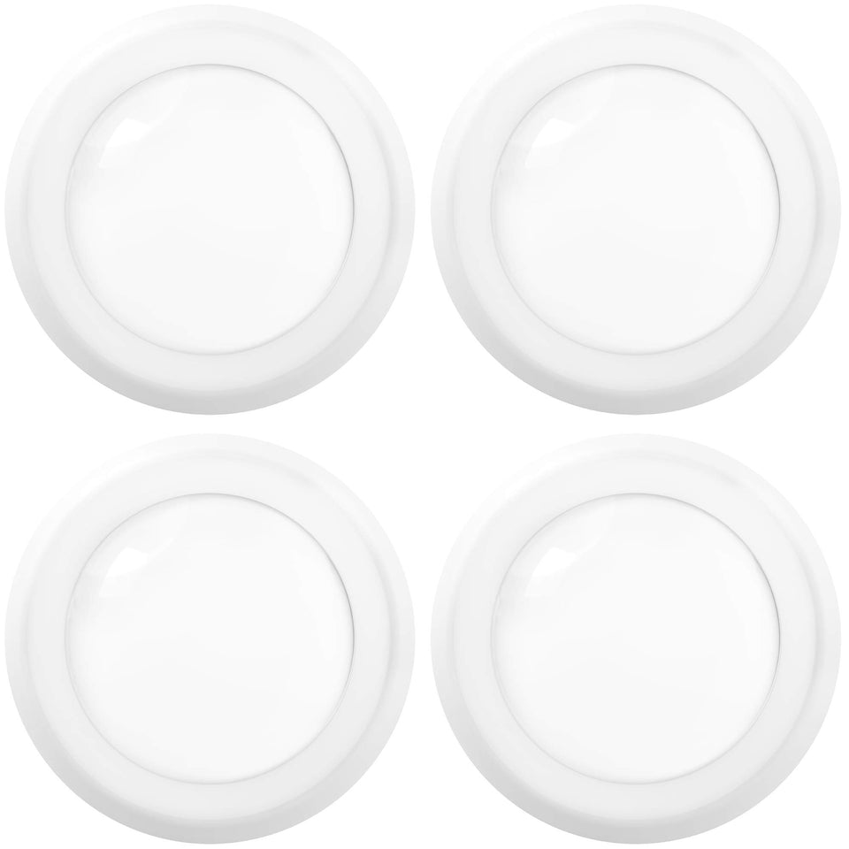 Sunco Lighting 5-inch disk downlight front view for modern, seamless ceiling integration.