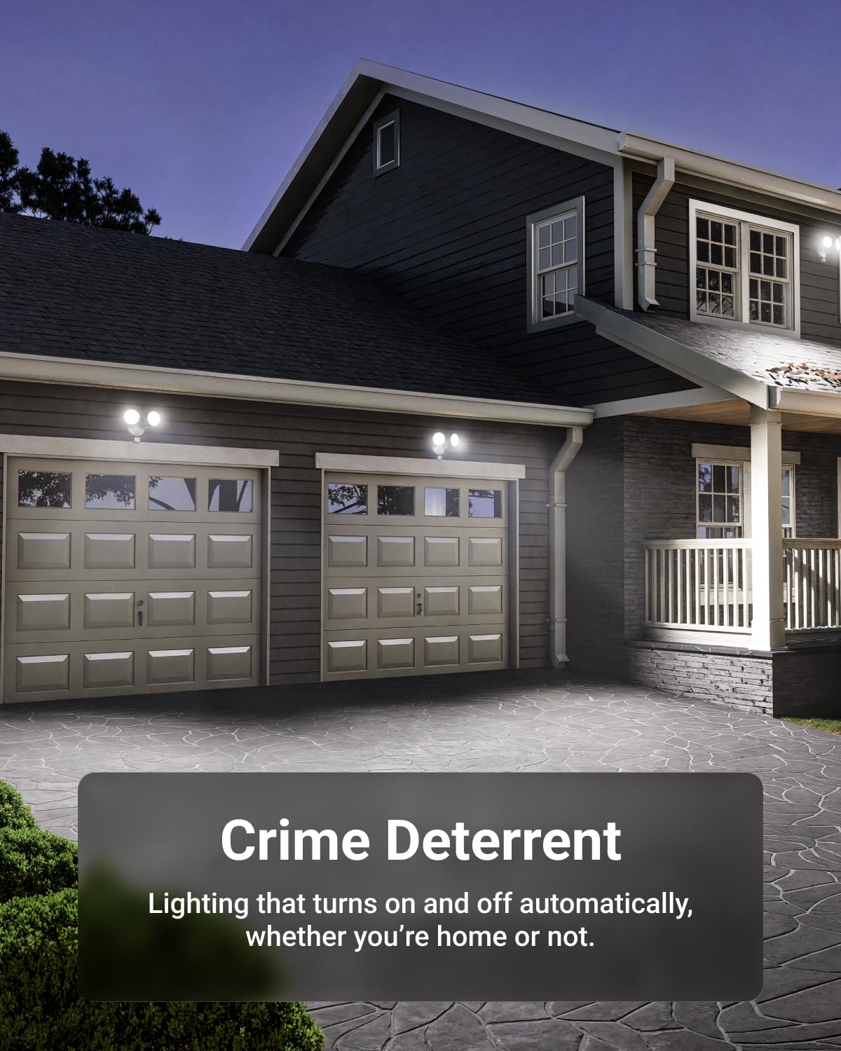 UL-certified Sunco bulb ensures safety and long life outdoors.