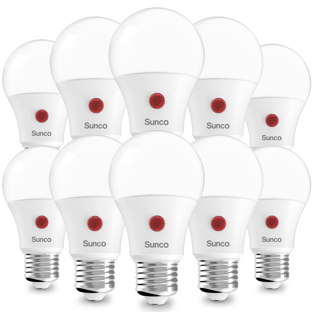 Sunco Lighting dusk-to-dawn A19 exterior bulb for porch illumination