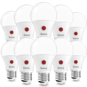 Sunco Lighting dusk-to-dawn A19 exterior bulb for porch illumination