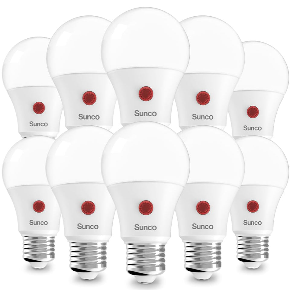 Sunco Lighting dusk-to-dawn A19 exterior bulb for porch illumination